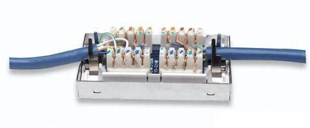 cat5e shielded 110 punch down junction box|Intellinet, CAT.5e 110 Type Junction Box, Shielded .